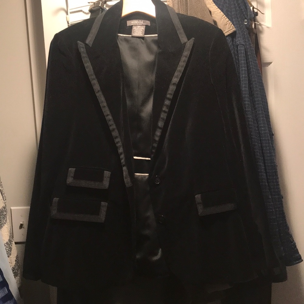 Velvet blazer